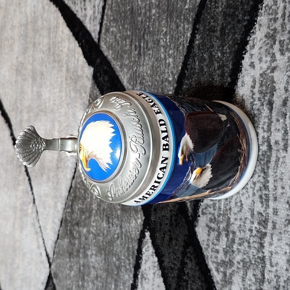 ANHEUSER-BUSCH 1999 THE AMERICAN BALD EAGLE STEIN SPRING SERIES COLLECTOR - Picture 1 of 13